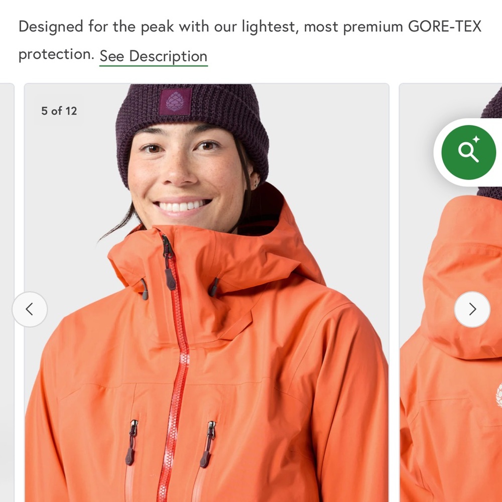 Women’s stio objective pro jacket NWOT